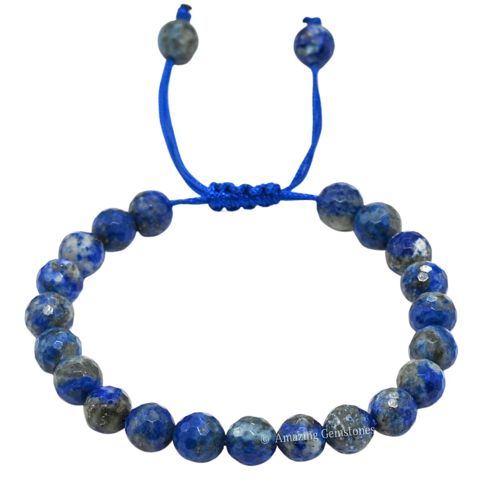 Lapis Lazuli Bracelet (Faceted-Adjustable)