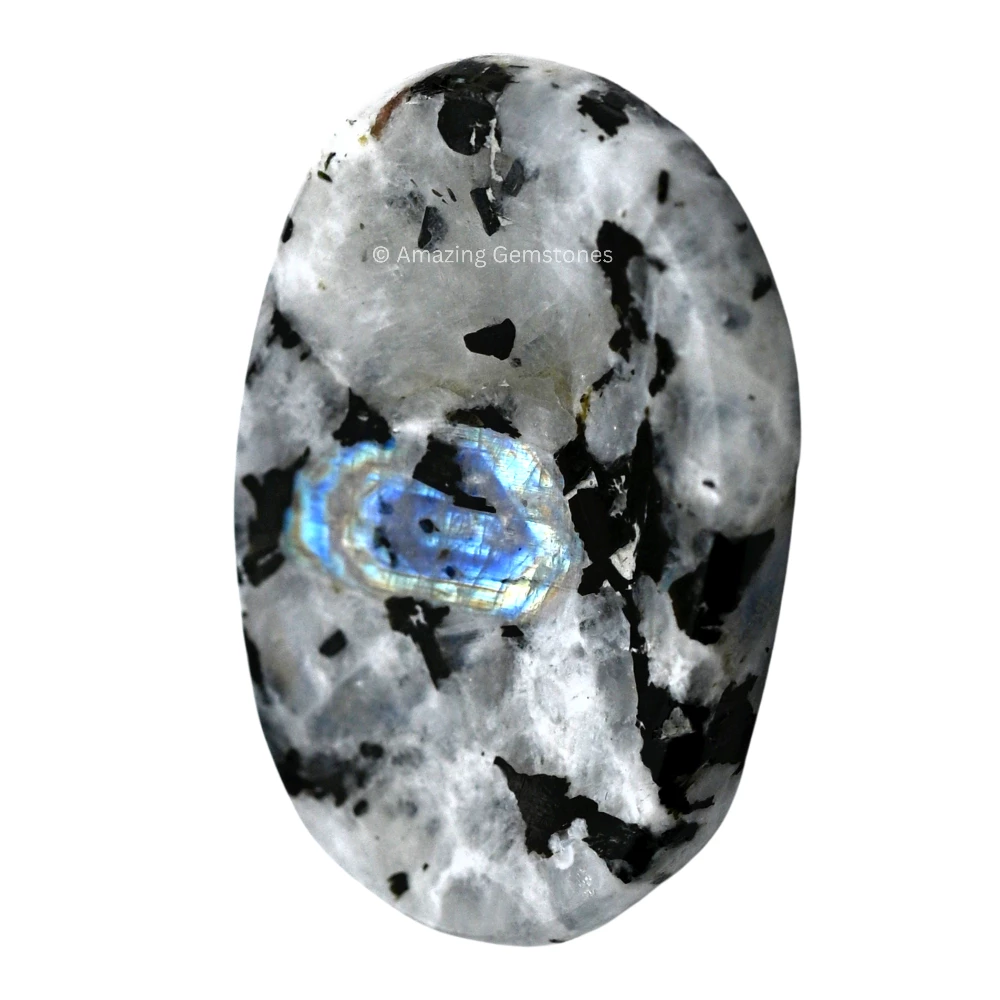 Rainbow Moonstone Worry Stone