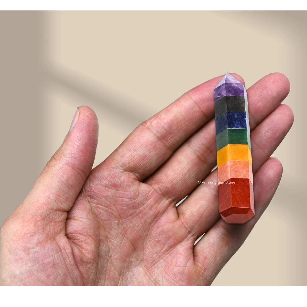 7 Chakra Tower (2" to 3" inch)