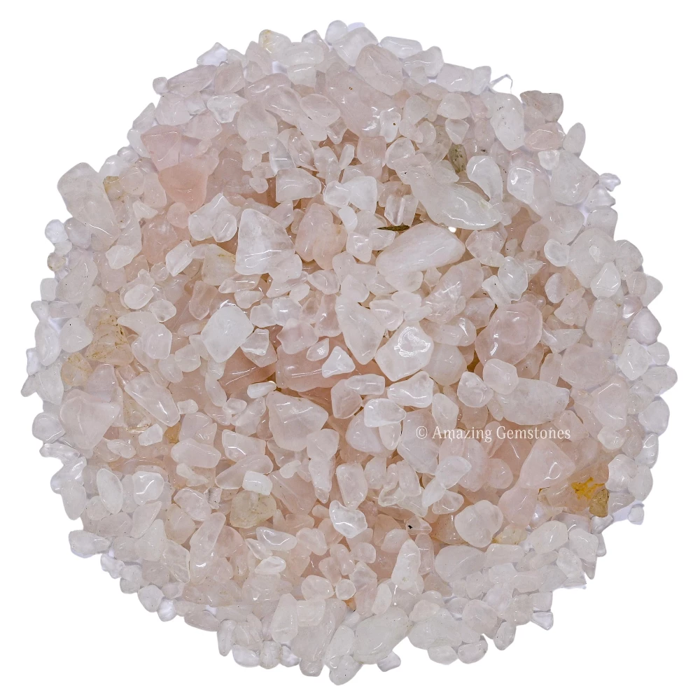 Rose Quartz Chips (1LB)
