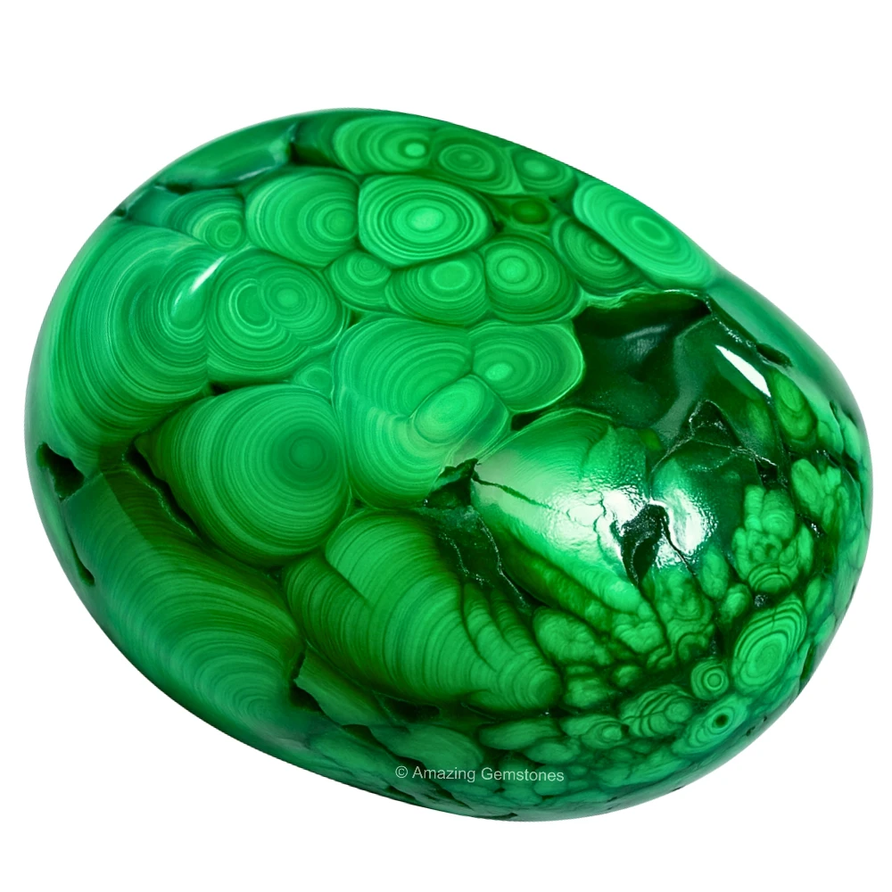 Malachite Palm Stone