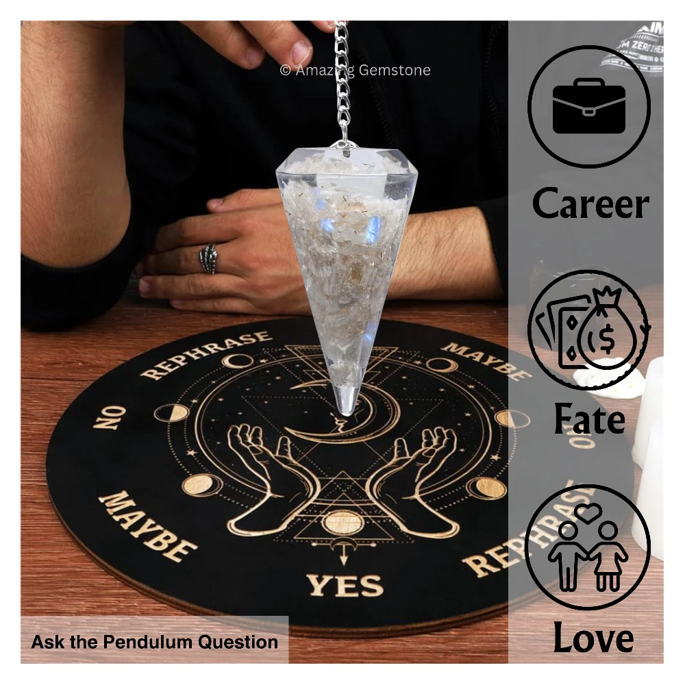 Moonstone Orgone Pendulum