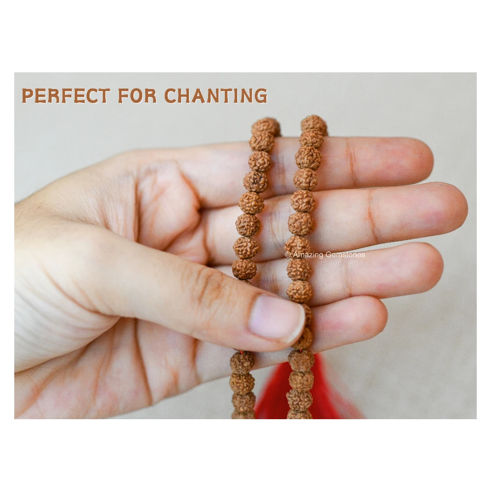 6mm Rudraksha Mala (Without Knot)