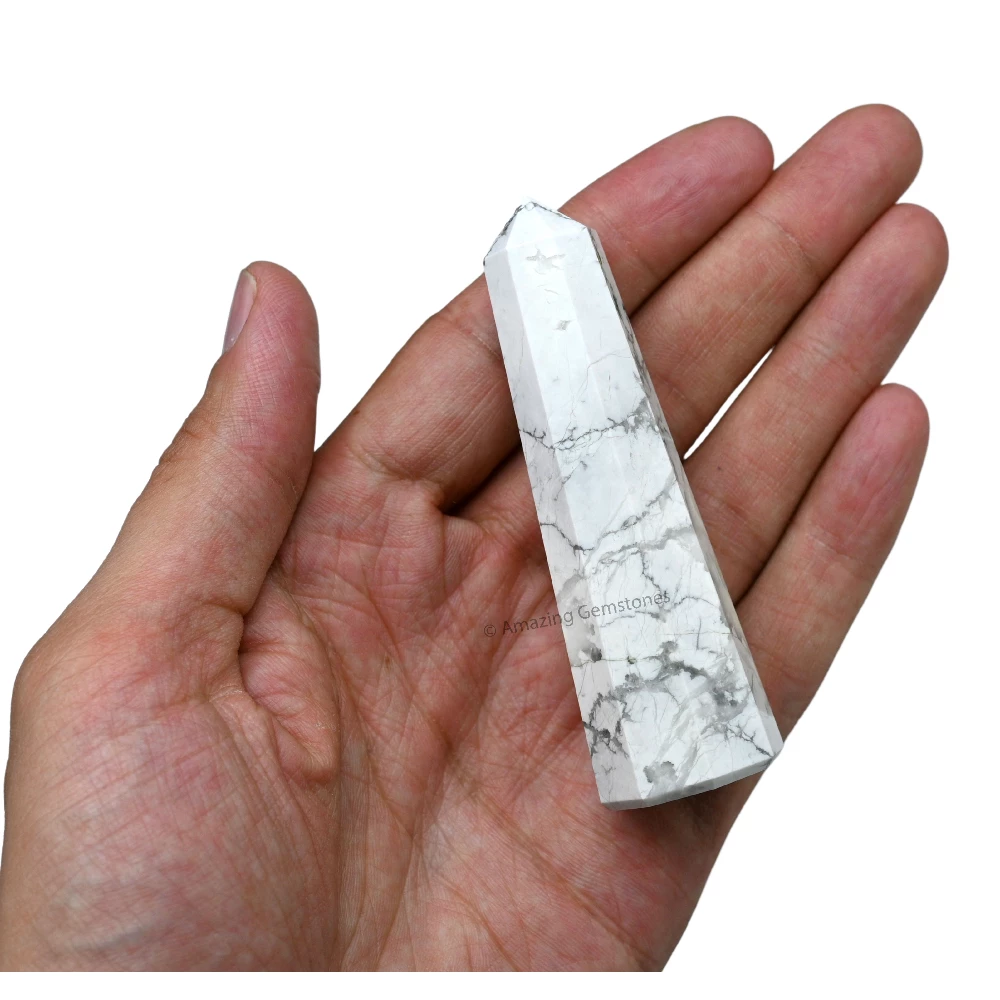 Howlite Tower (2" to 3" INCH)