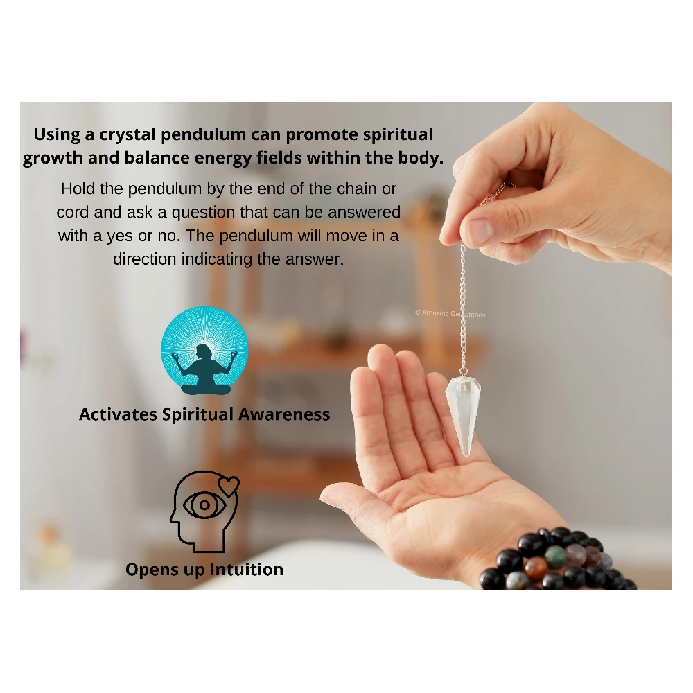 Pack of 11 Crystal Pendulums