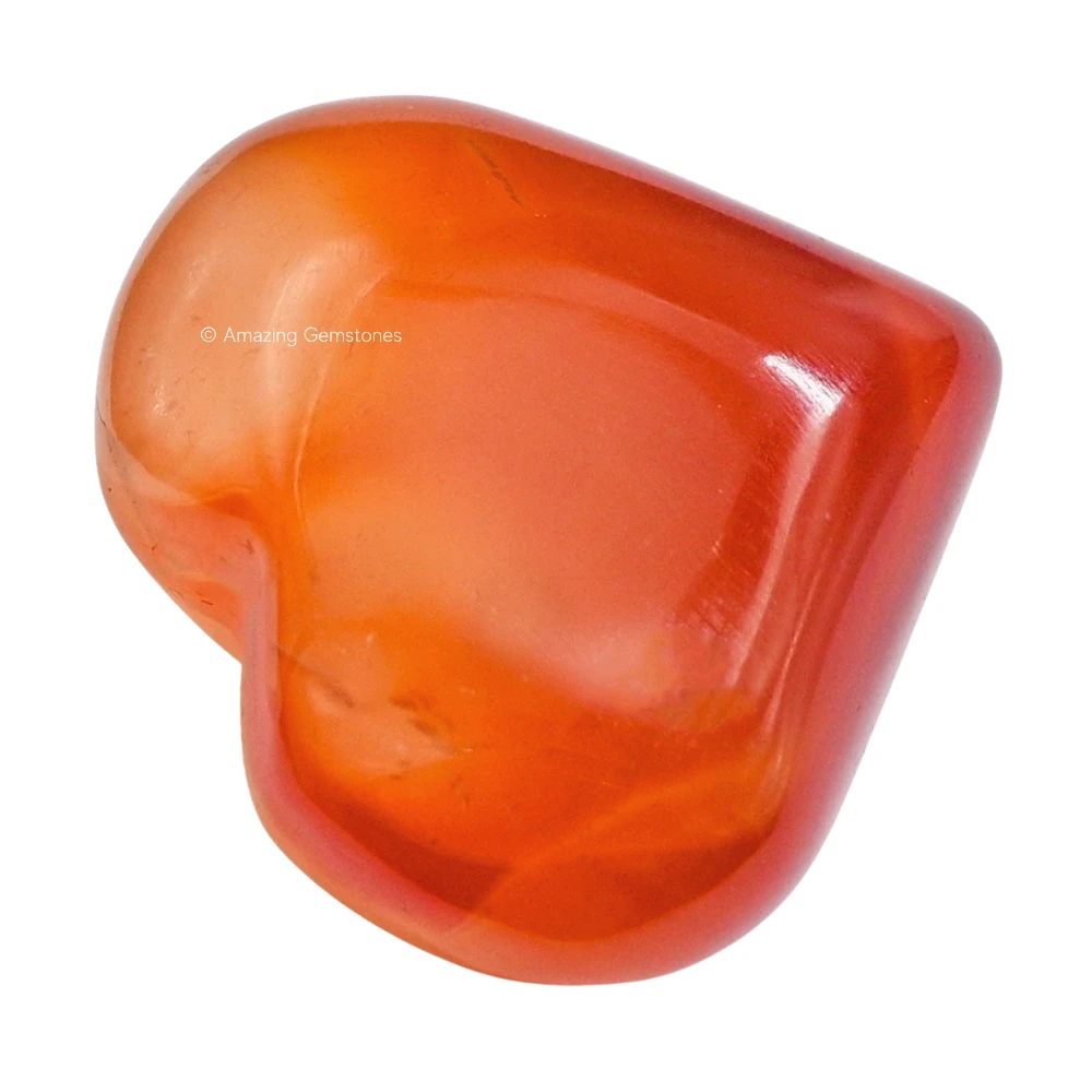 Red Onyx Agate Heart