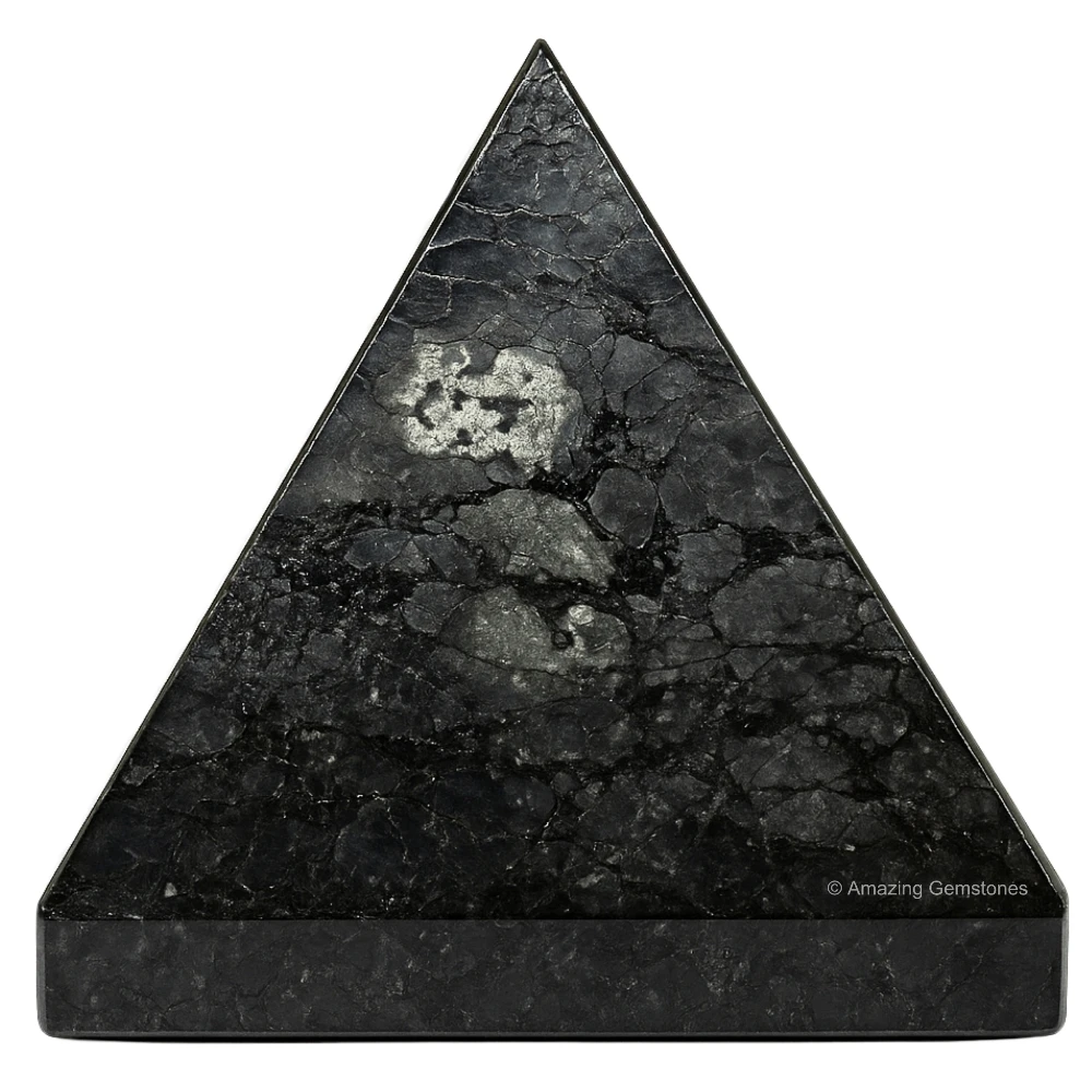 Nuummite Pyramid (1 Inch)