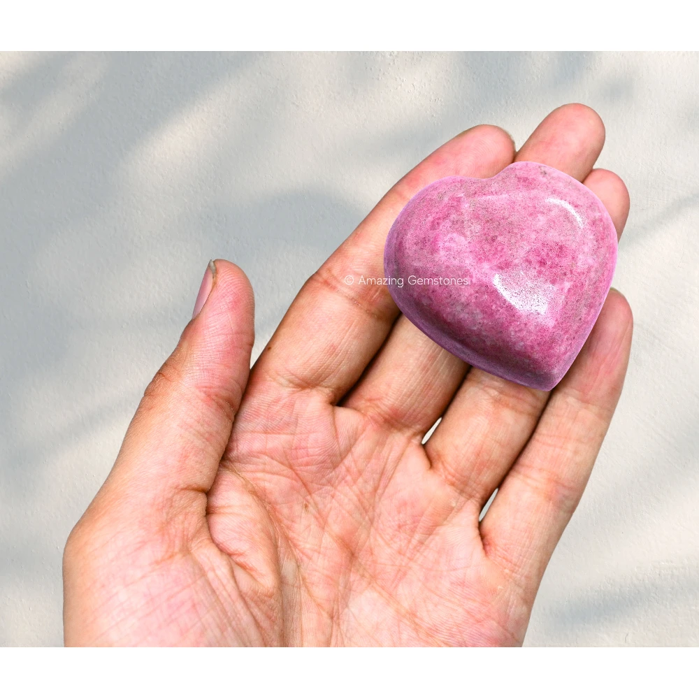 Thulite Heart
