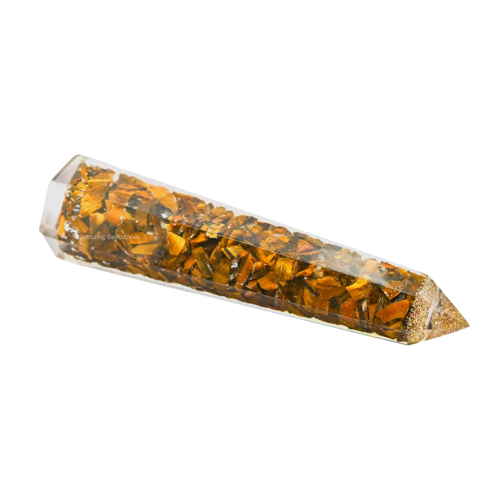 Tiger Eye Orgone Tower (4.5 Inch)