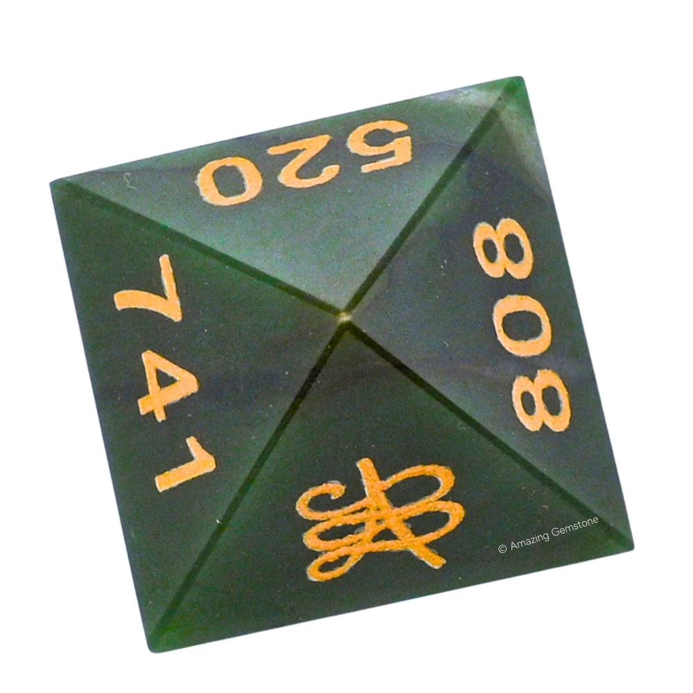 Zibu Money Green Aventurine Pyramid (1.5 Inch)