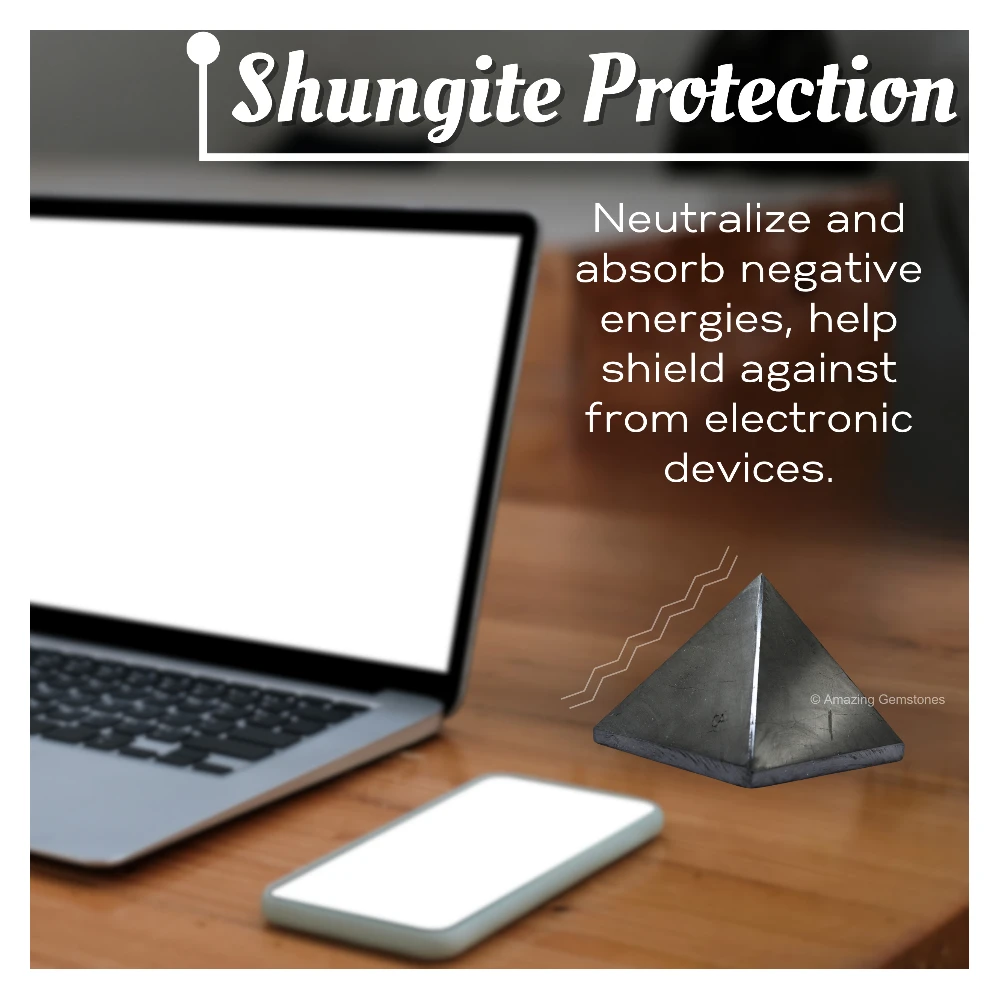 Shungite Pyramid (45-50 mm)