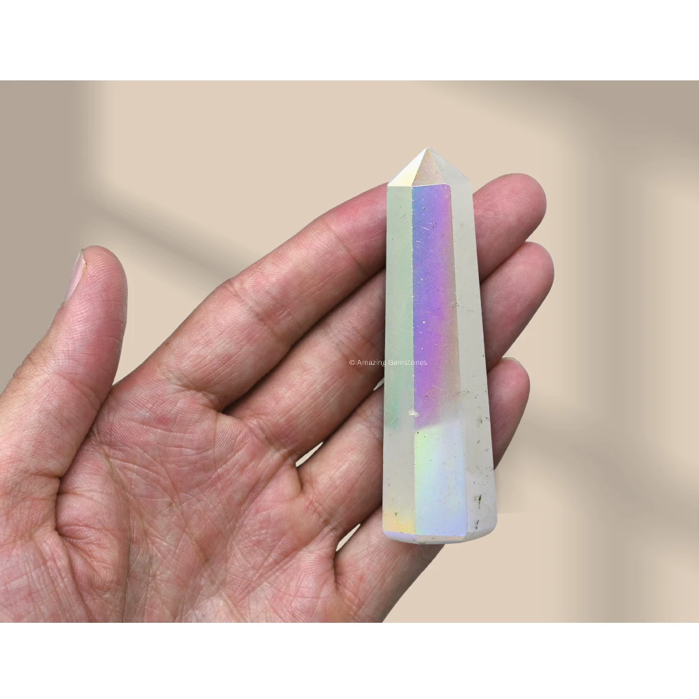 Angel Aura Quartz Tower (2" to 3" inch)