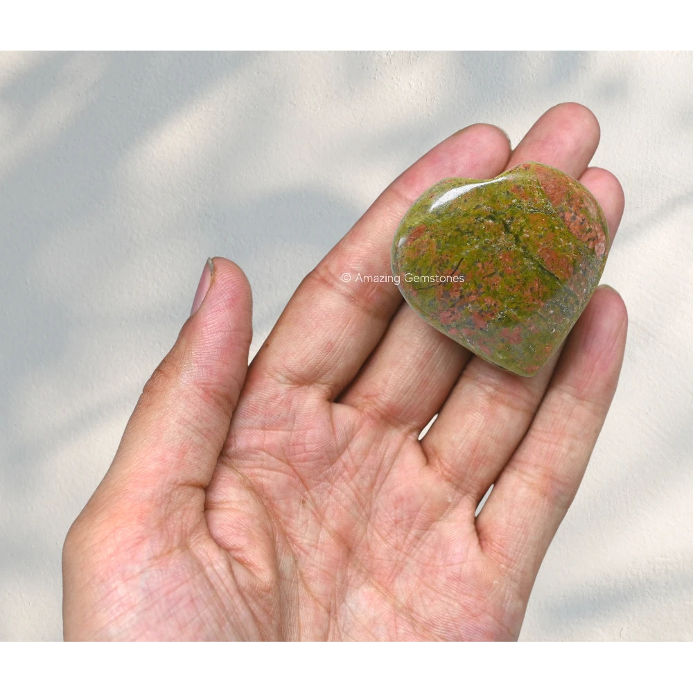 Unakite Heart