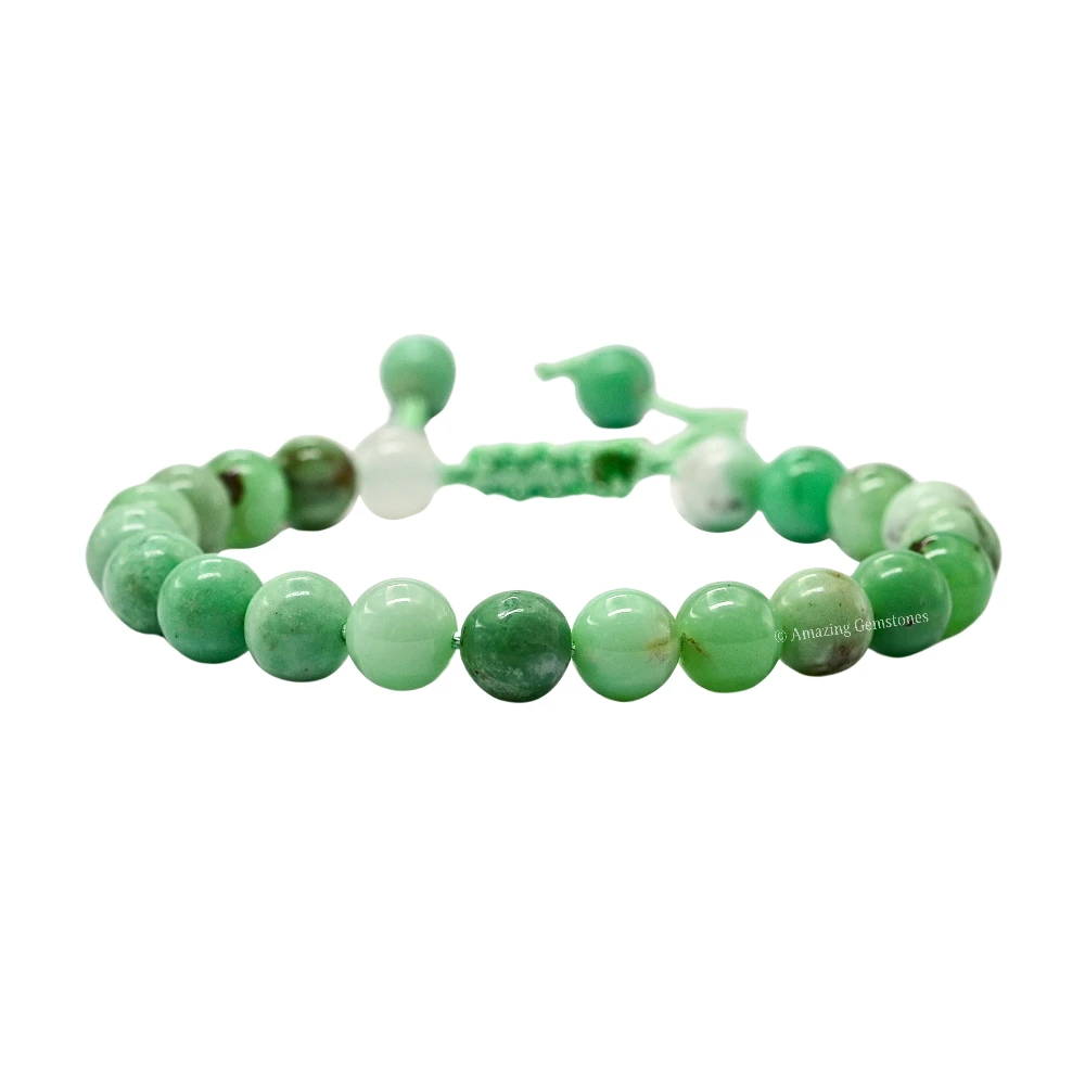 Premium Chrysoprase Bracelet (Adjustable)