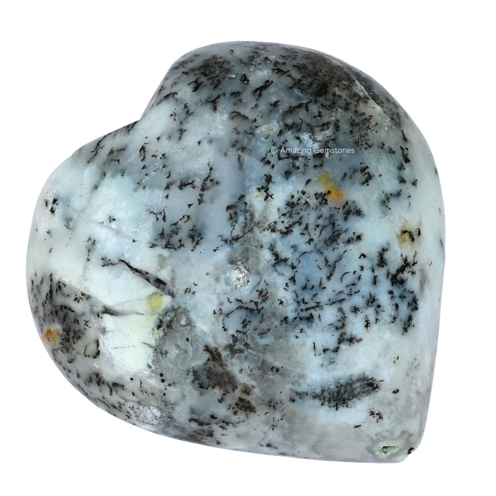 Dendrite Opal Heart