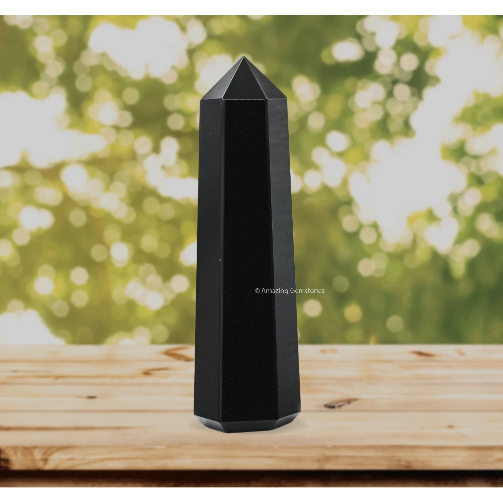 Black Obsidian Tower (5.5" to 6" INCH)