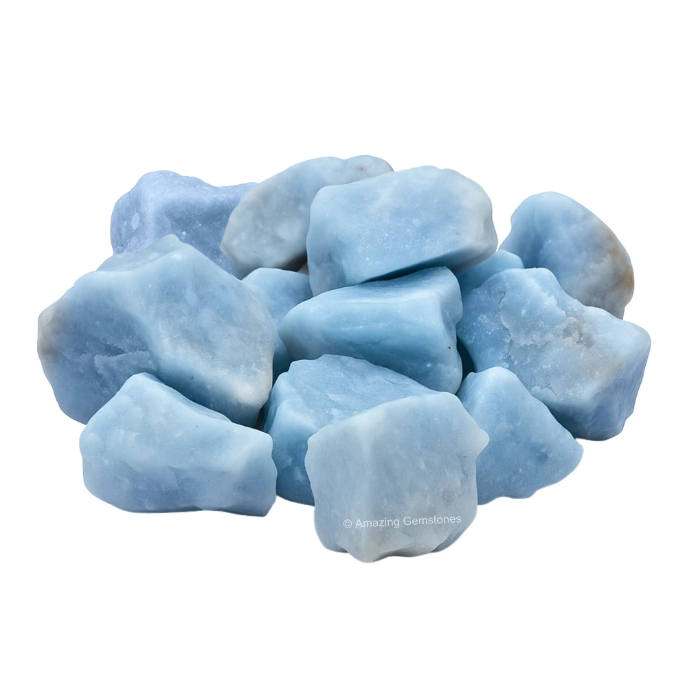 Angelite Raw Crystals (2 Pieces)