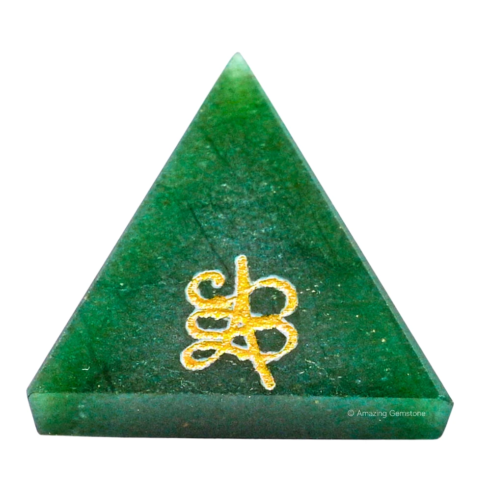 Zibu Money Green Aventurine Pyramid (1 Inch)