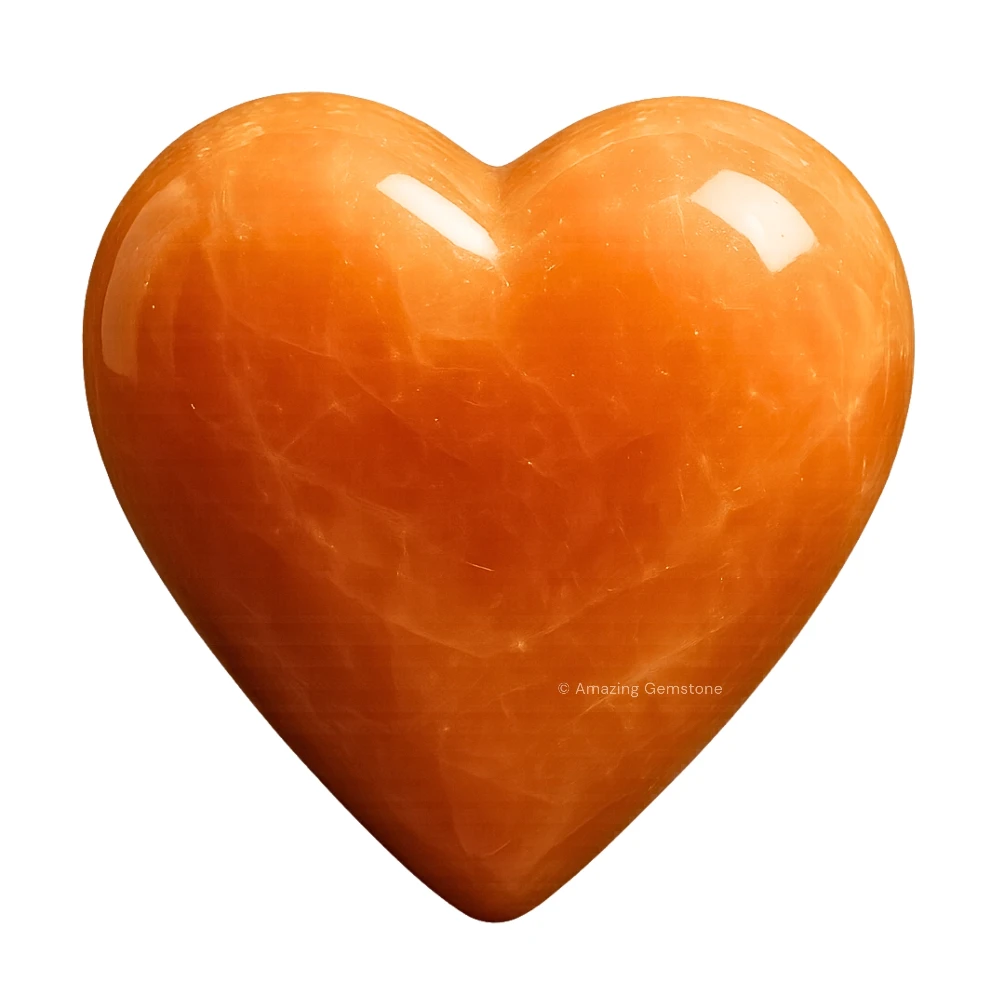 Red Aventurine Heart