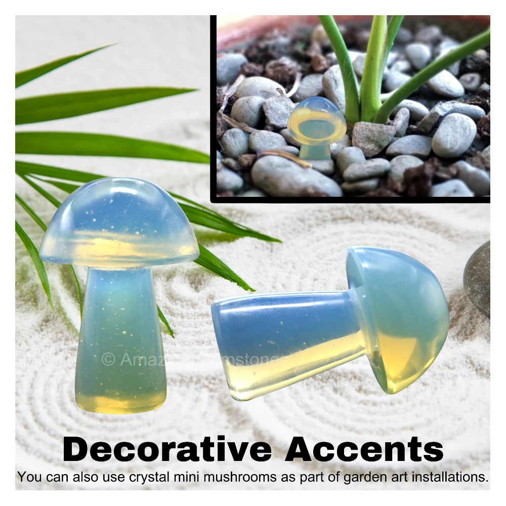 Opalite Crystal Mushroom
