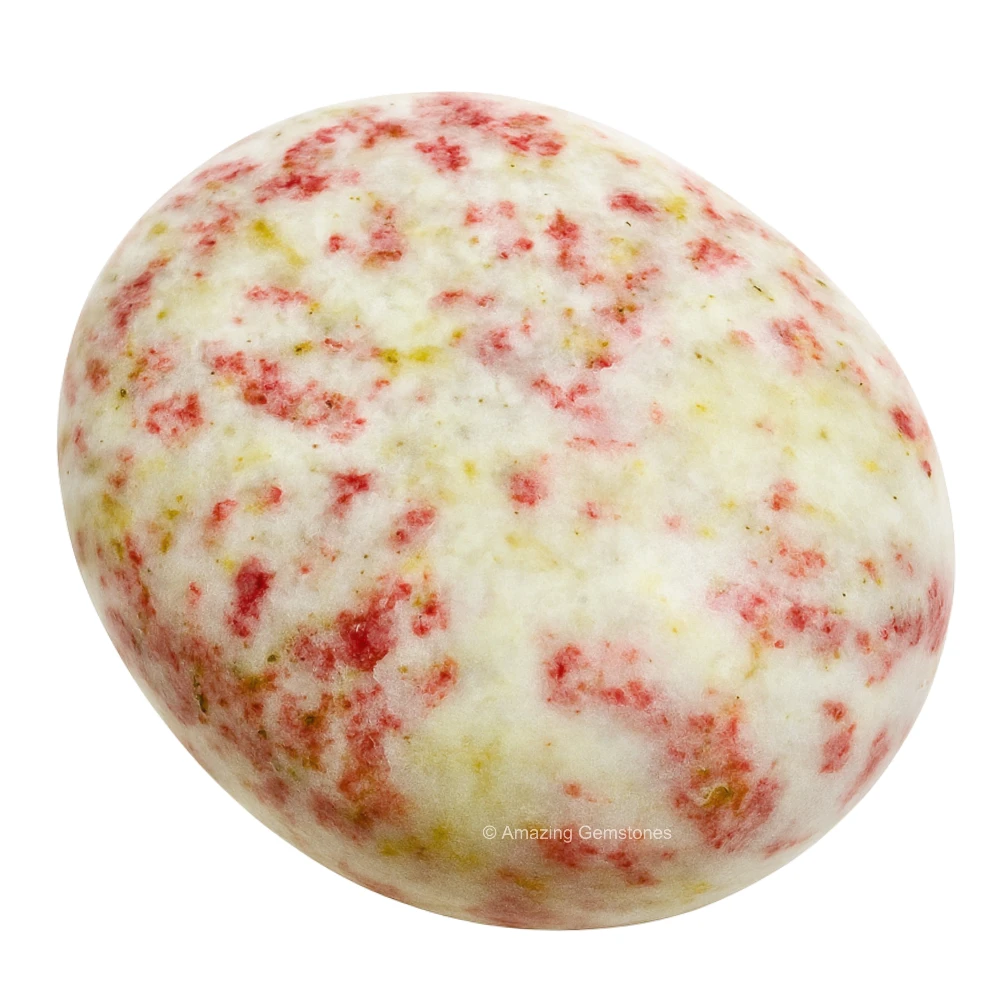 Cinnabarite Palm Stone
