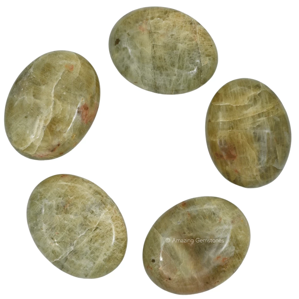 Yellow Aquamarine Palm Stone
