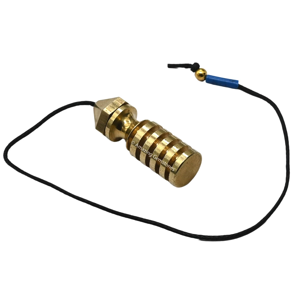 Copper Metal Pendulum - Gold 5 Ring with Head (MP81)