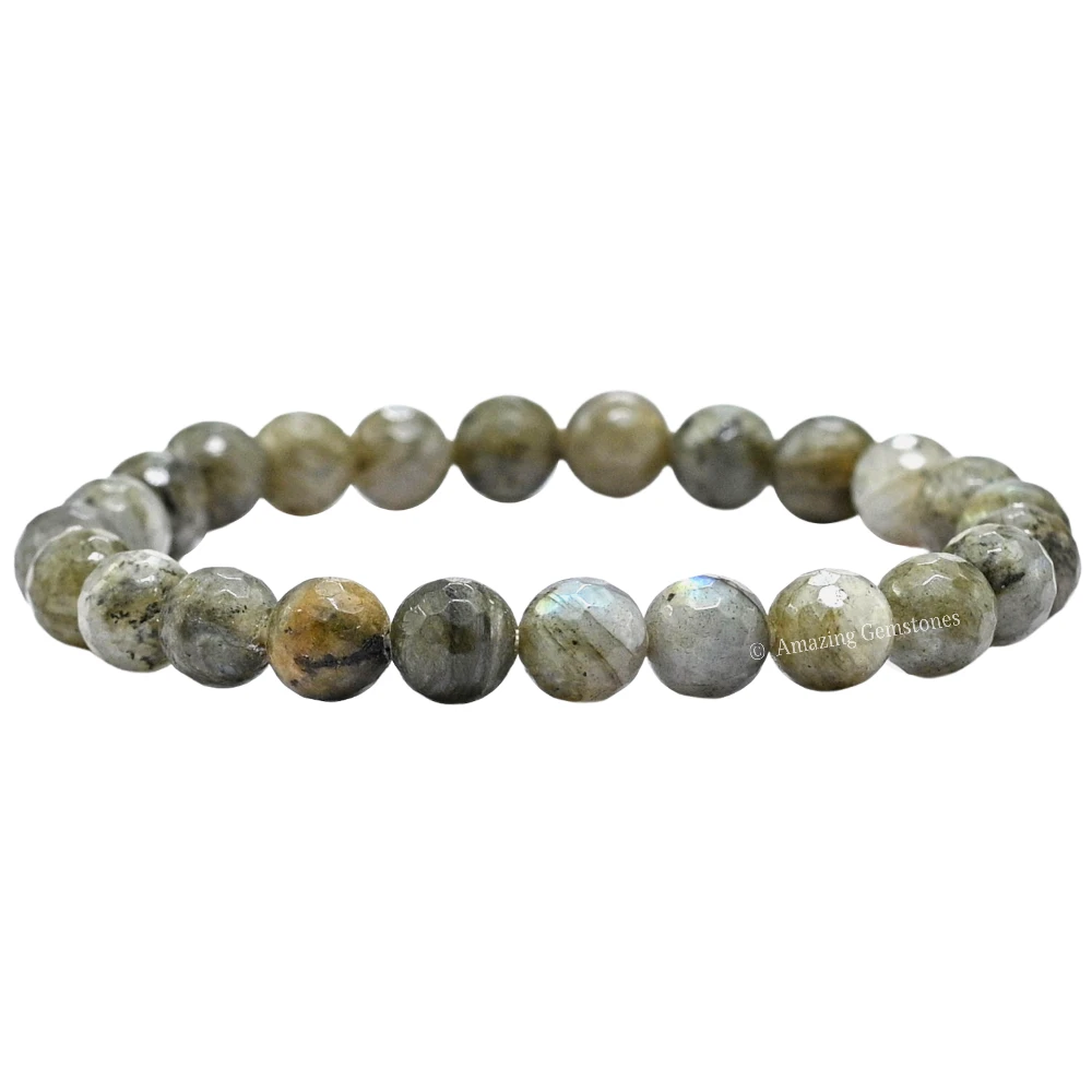 Labradorite Bracelet (Faceted-Stretchable)