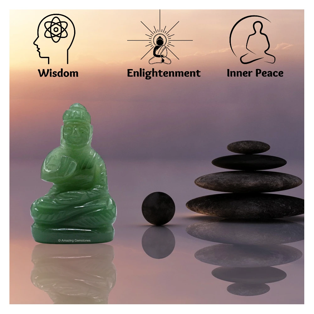Green Aventurine Buddha Statue