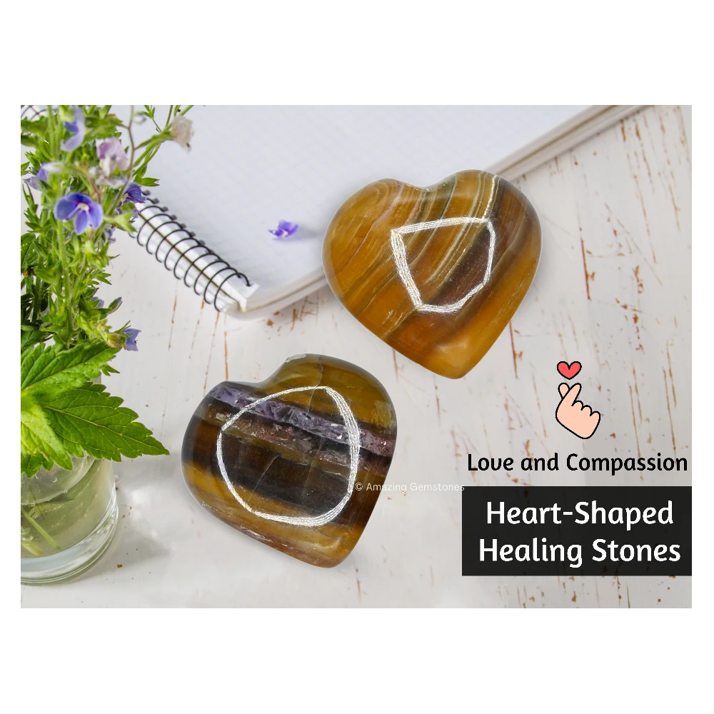 Fluorite Heart