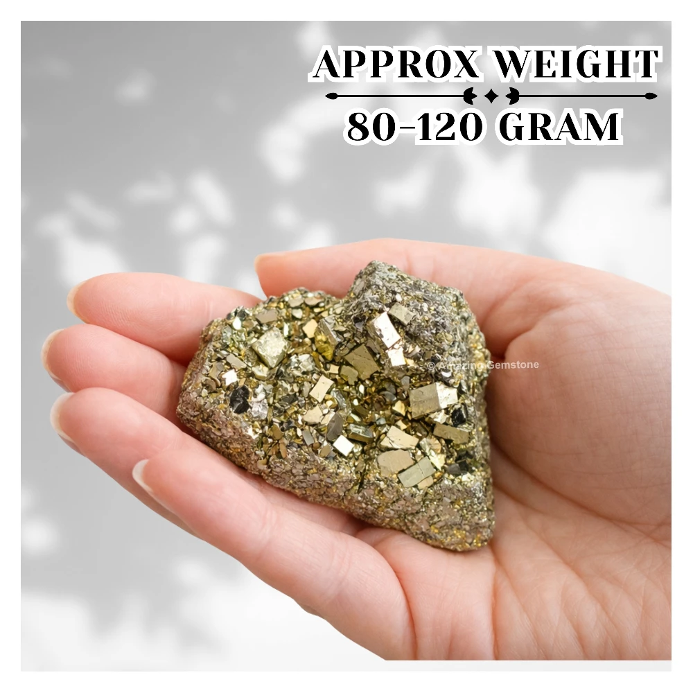 Pyrite Cluster (80-120 Gram)