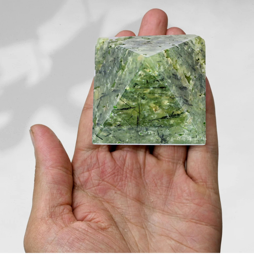 Prehnite Pyramid (2 Inch)
