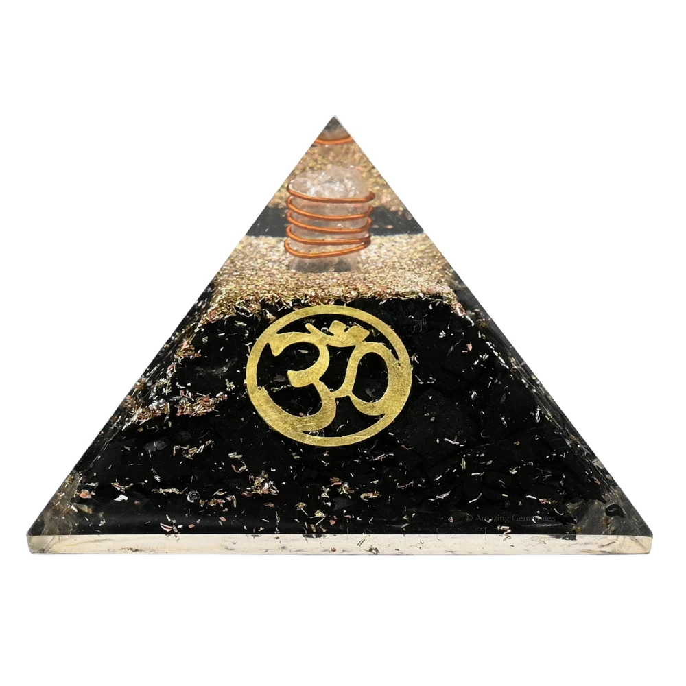 Shungite Orgone Pyramid - Small OM