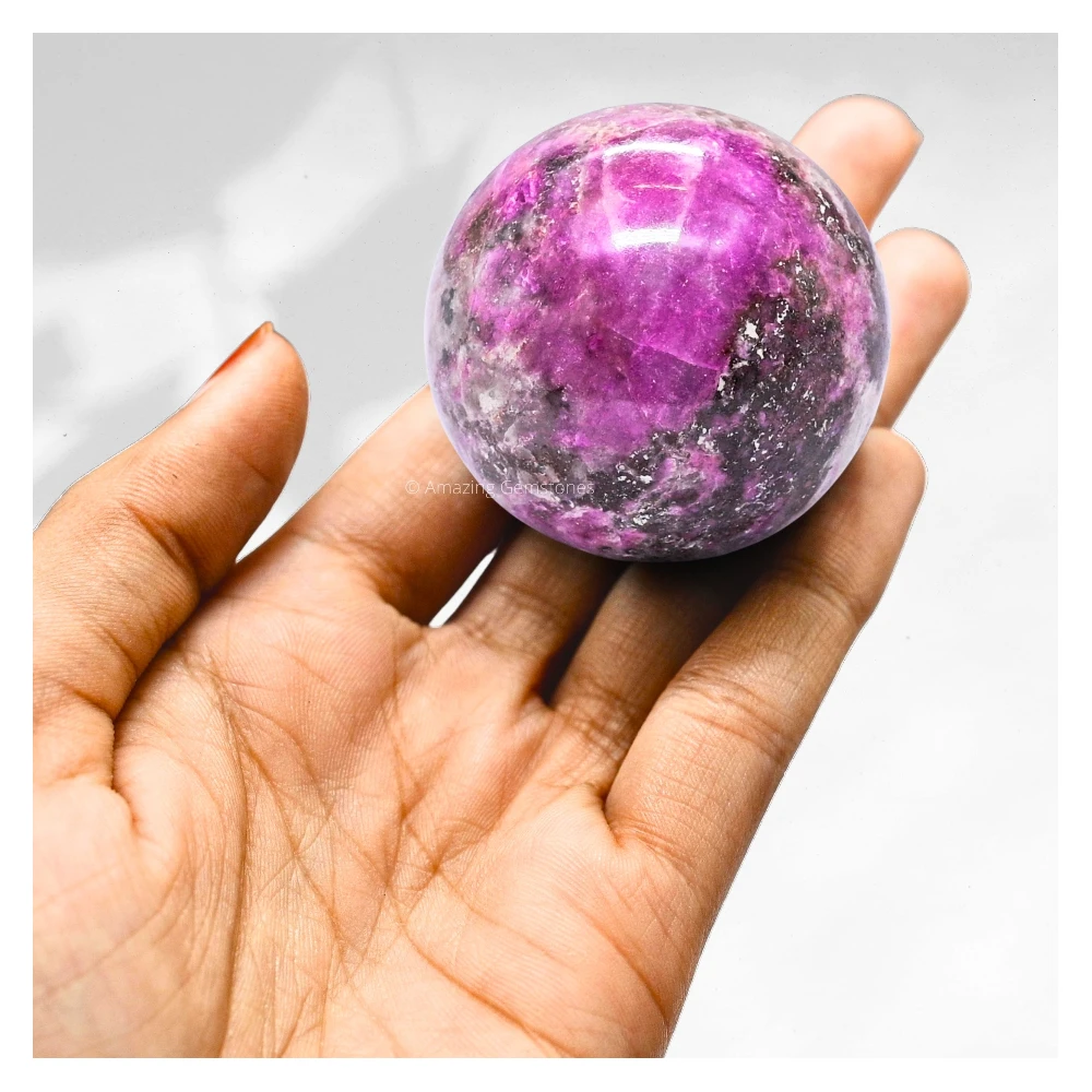 Cobalt Calcite Sphere (1.5 Inch)