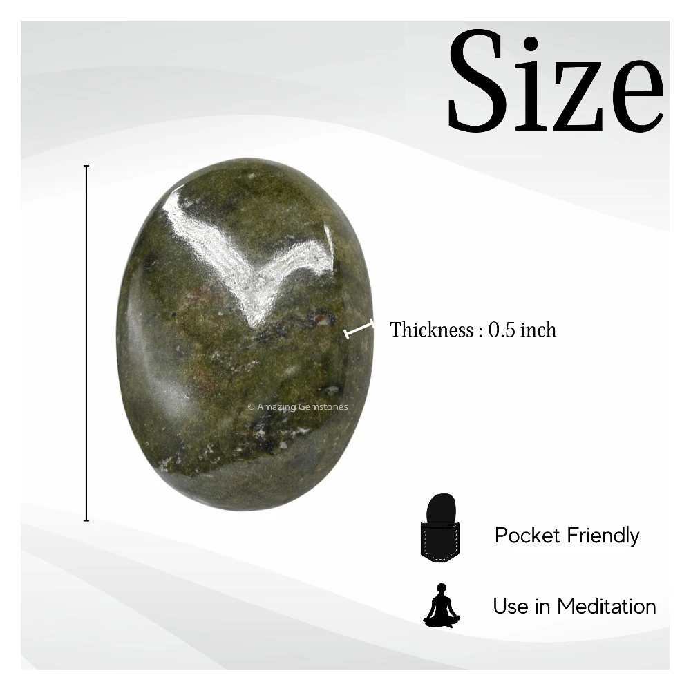 Vesuvianite Palm Stone