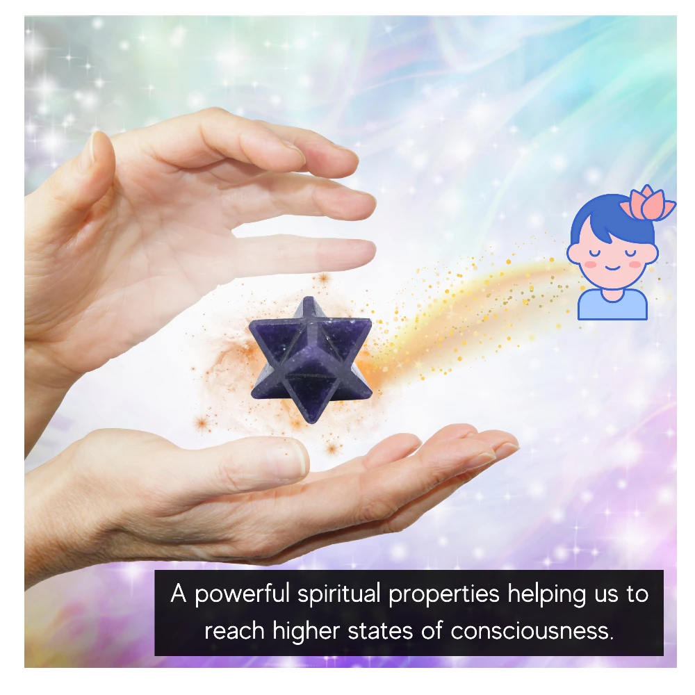 Lepidolite Merkaba (20-25 mm)