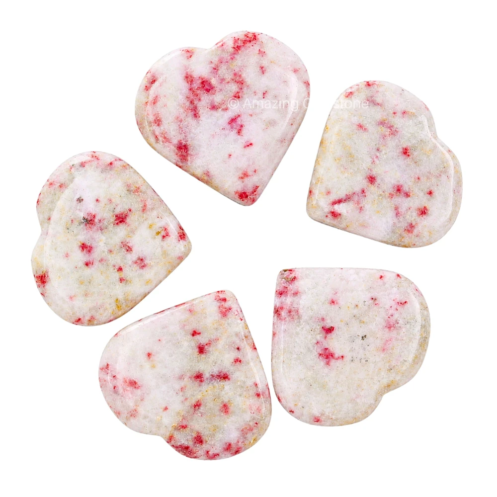 Cinnabarite Heart (Pack of 2)
