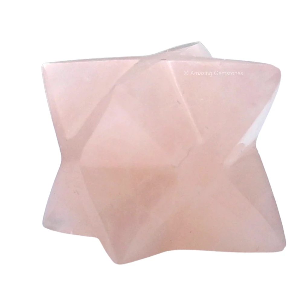 Rose Quartz Merkaba (20-25 mm)