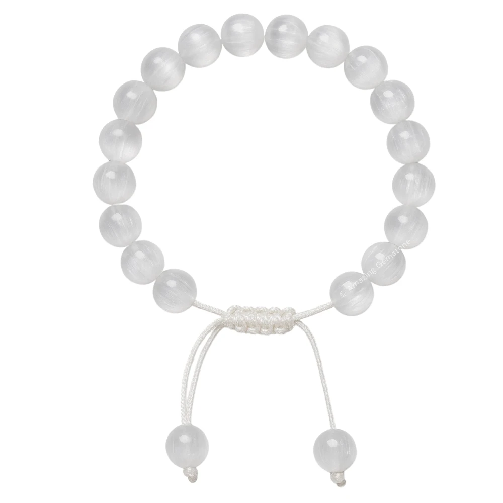 Selenite Bracelet (Adjustable)