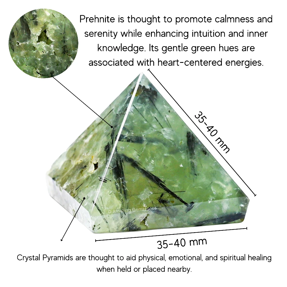 Prehnite Pyramid (1.5 Inch)