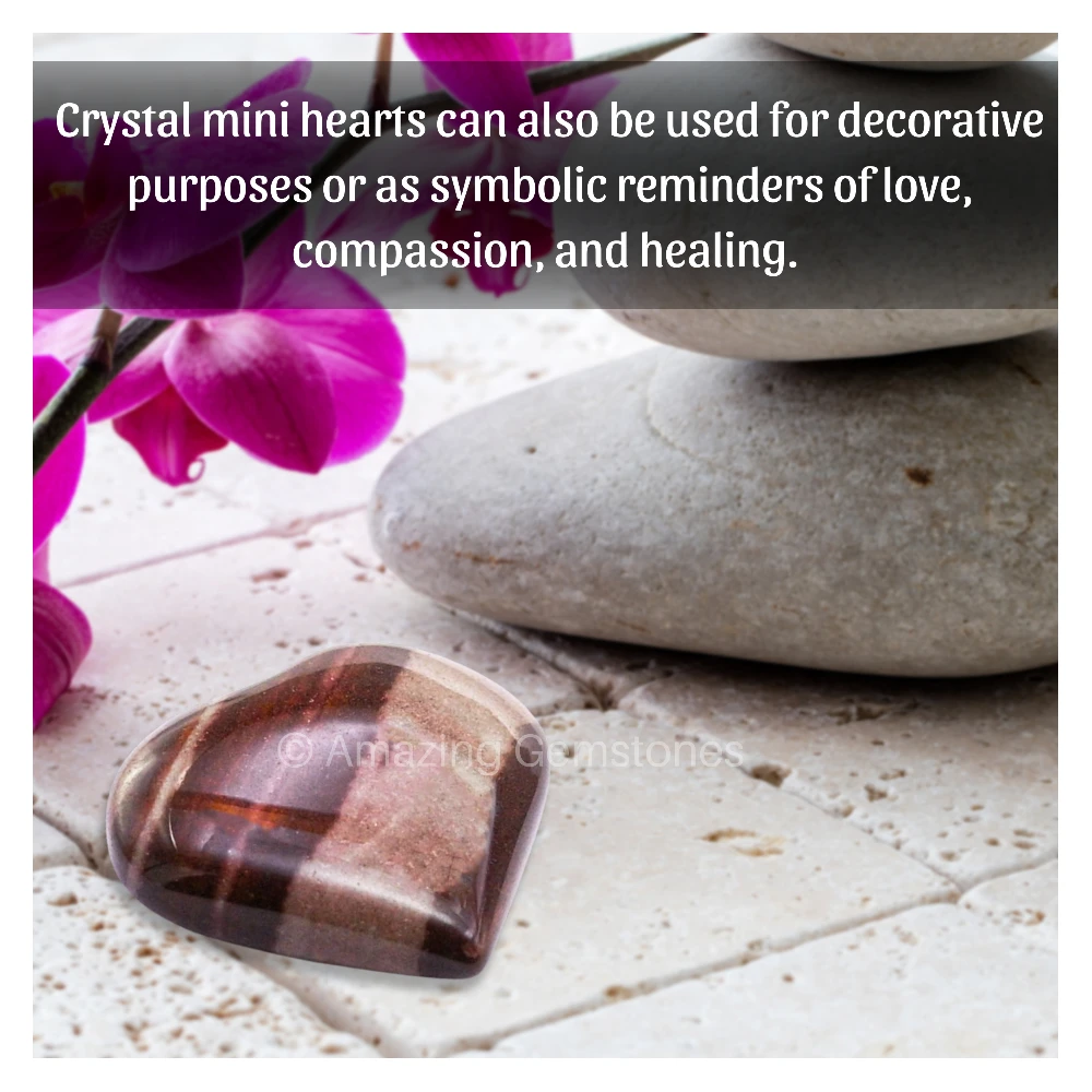 Narmada Shiva Lingam Stone Heart (Pack of 2)