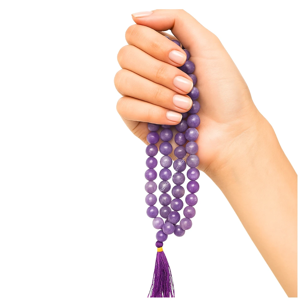 Lepidolite Mala (Without Knot)