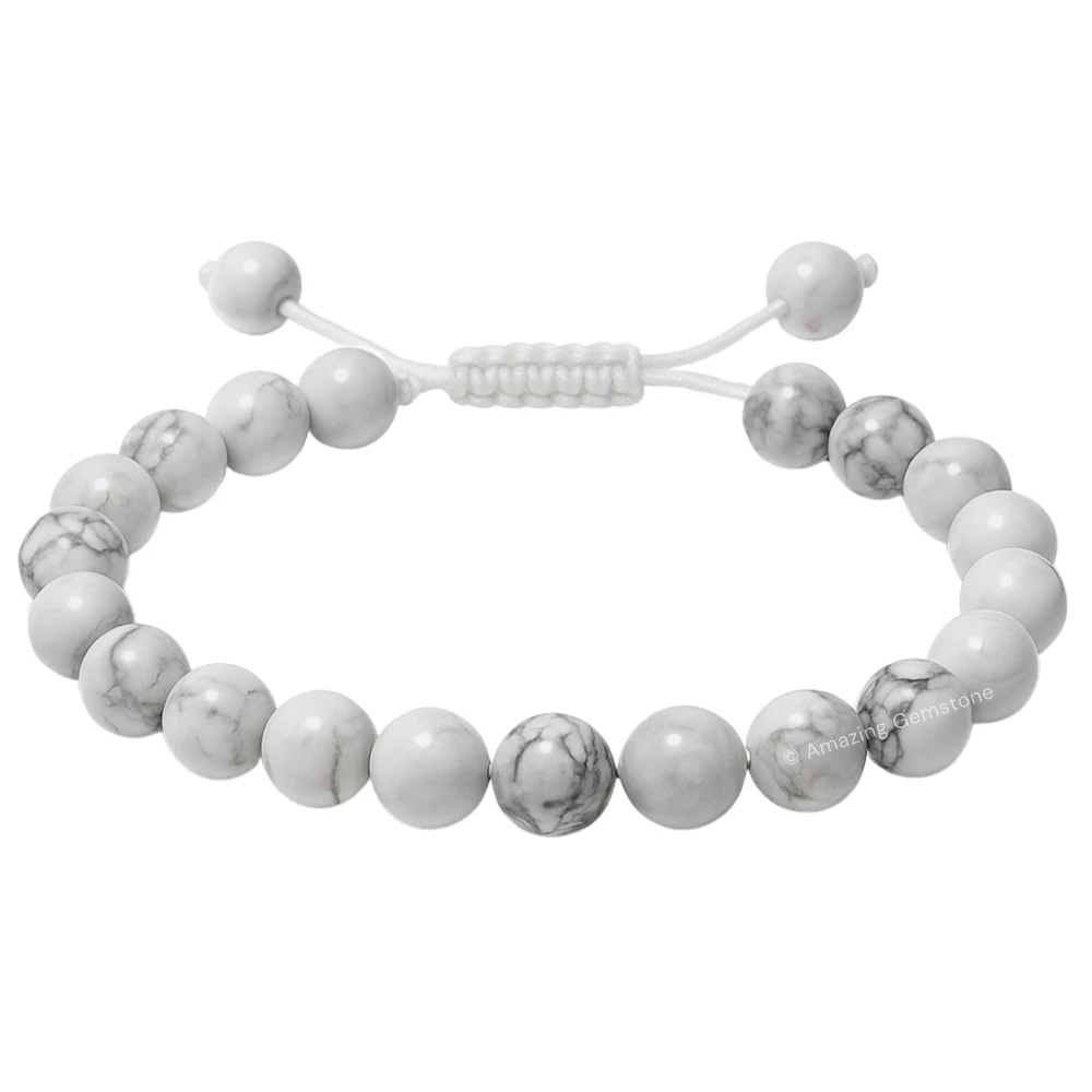 Howlite Bracelet (Adjustable)