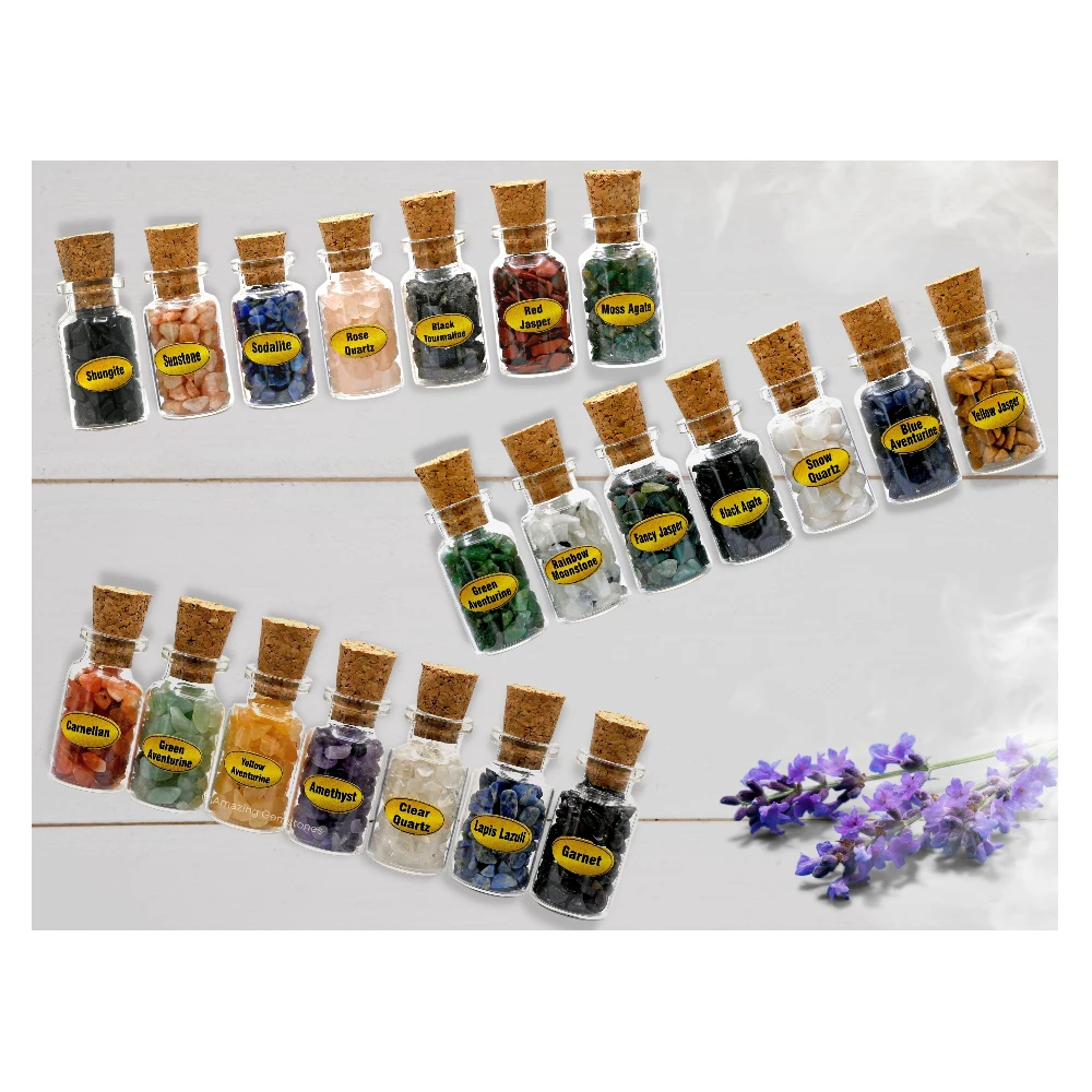 Spell Jars Kit for Witchcraft Supplies - Set of 21 (Regular)