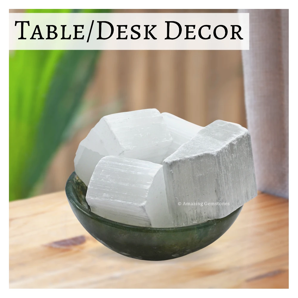 Selenite Raw Crystals (5 Pieces)