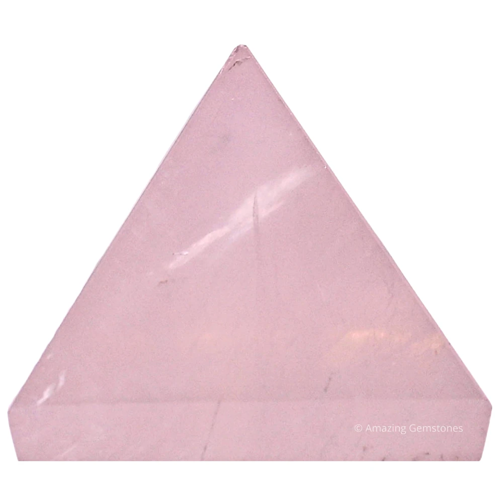 Star Rose Quartz Pyramid (1 Inch)