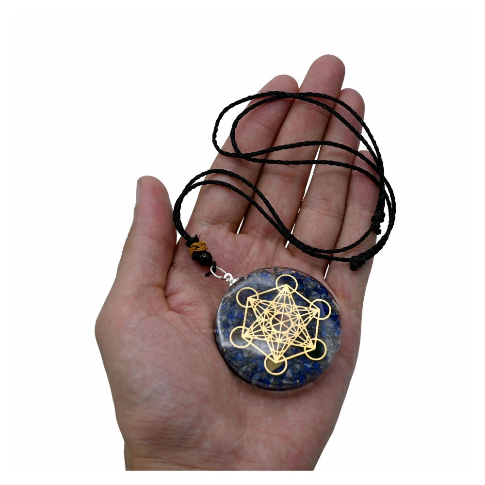 Lapis Lazuli Orgone Necklace - Metatron