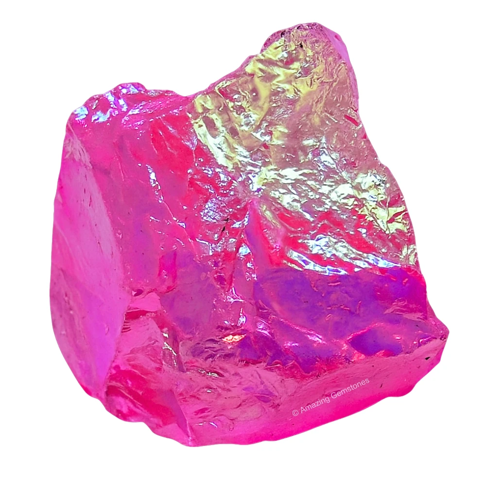 Rose Aura Quartz Raw Crystals