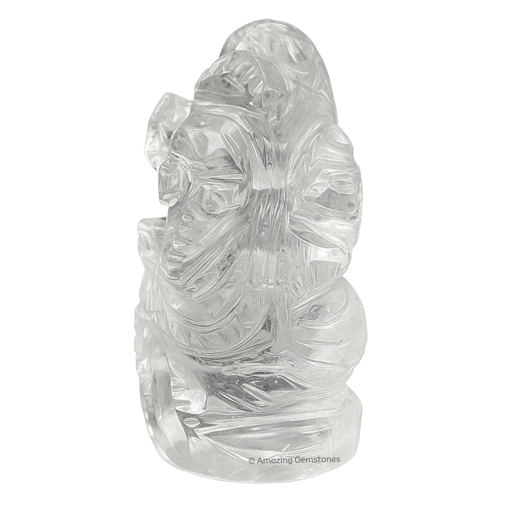 Clear Quartz Ganesh (50-75 Gram)