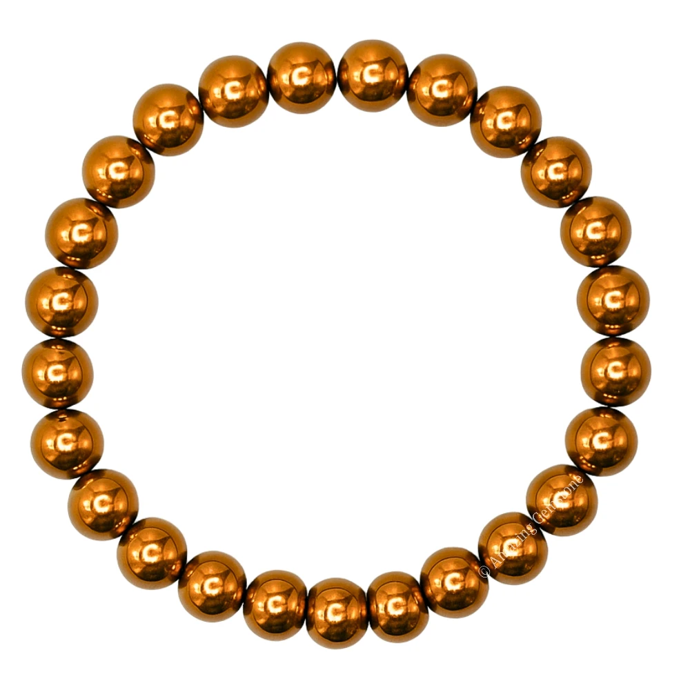 Copper Hematite Bracelet (Strechable)